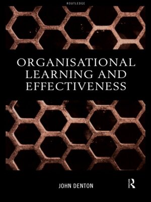 cover image of Organisational Learning and Effectiveness
